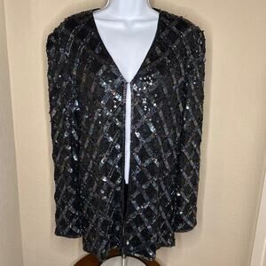 Joan Leslie Vintage Beaded and Sequined Jacket Women’s Size 8
